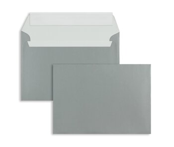 Weiß mit Gold-Metallic Innen-Futter 50 Brief-Umschläge DIN Lang Festliche Kuverts für Weihnachten 110 x 220 mm Nassklebung 