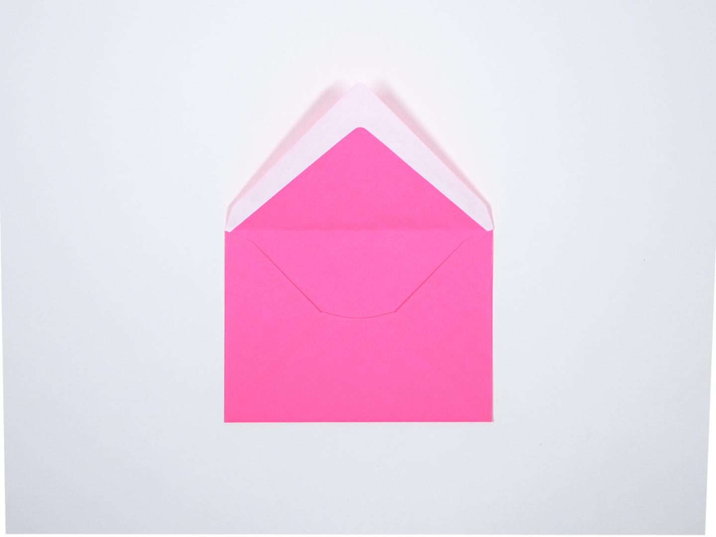 Kuvert in pink